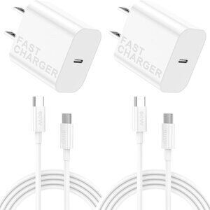 NEW 2pc Pack Fast Charger for iPhone